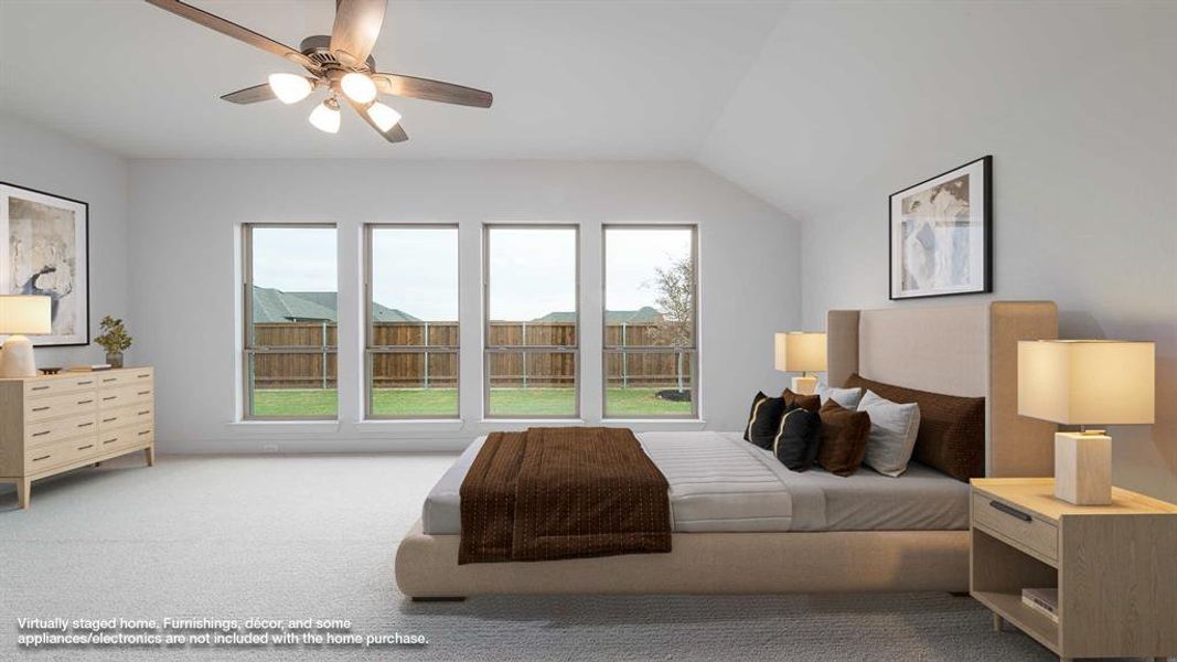 Furnished interior view inside a new home in Myrtle Creek 60', Waxahachie (Image 8). Furnished interior view inside a new home in Myrtle Creek 60', Waxahachie (Image 8).