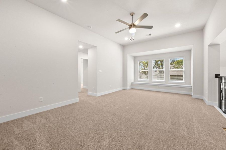 Spacious, unfurnished interior of a new home in 6 Creeks at Waterridge: 70ft. lots, Kyle (Image 13).