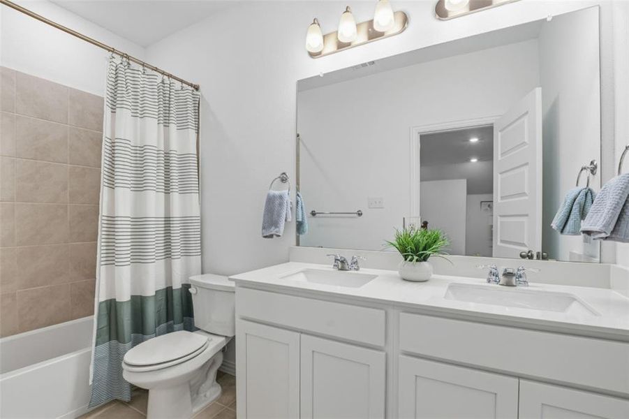 Furnished interior view inside a new home in Whitewing Trails, Princeton (Image 34).