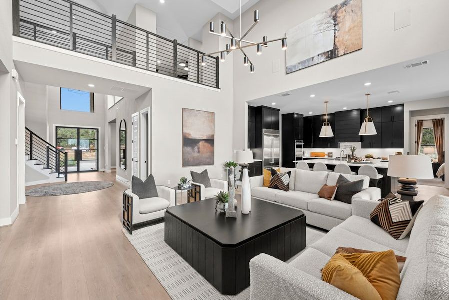 Representative furnished interior of a home built from the Emory by Scott Felder Homes in Caliterra, Dripping Springs (Image 14). Representative furnished interior of a home built from the Emory by Scott Felder Homes in Caliterra, Dripping Springs (Image 14).