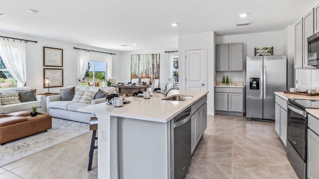 Furnished interior view inside a new home in Angeline, Land O' Lakes (Image 7).