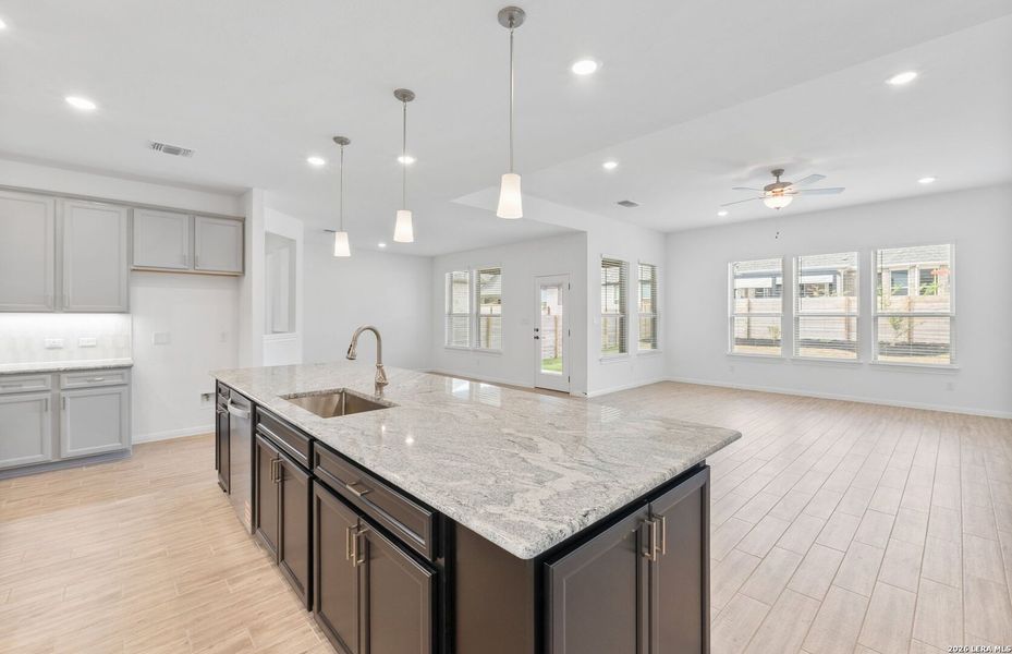 Furnished interior view inside a new home in Davis Ranch, San Antonio (Image 18).