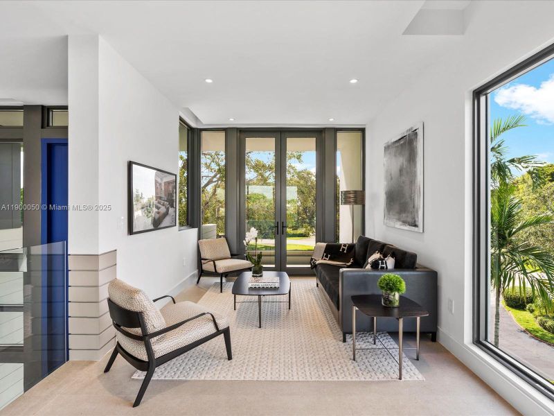 Furnished interior view inside a new home in , Miami Shores (Image 45).