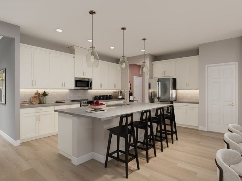 Representative furnished interior of a home built from the Bradley by Taylor Morrison in Coasterra Community Group Page, Palmetto (Image 10).