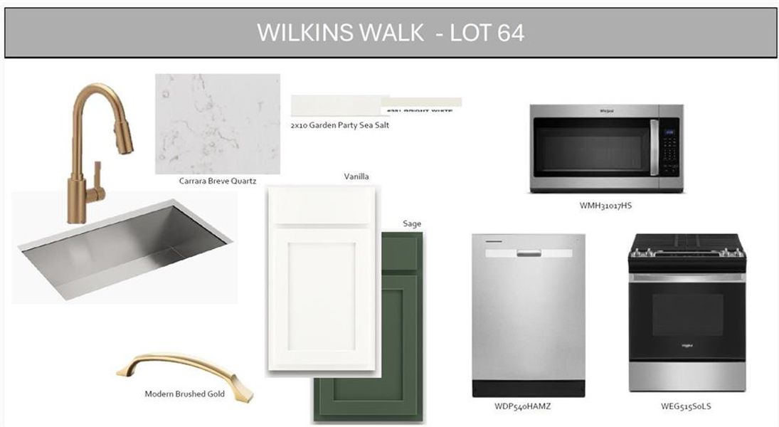 Sample of building materials used in homes in Wilkins Walk, Mableton (Image 17).
