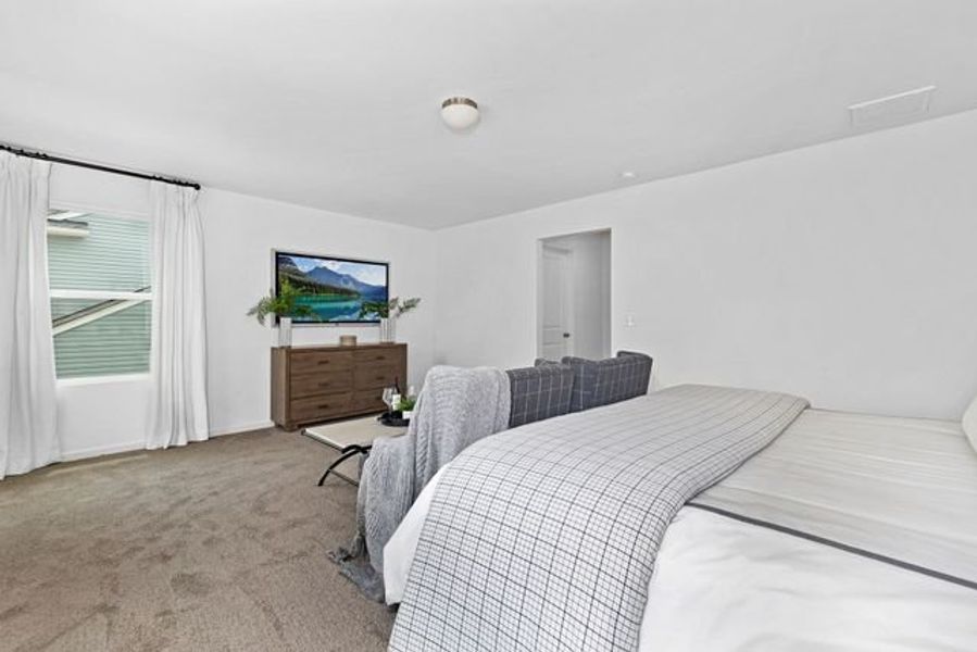 Representative furnished interior of a home built from the Whitney by True Homes in Westbrook Falls, Colfax (Image 16).