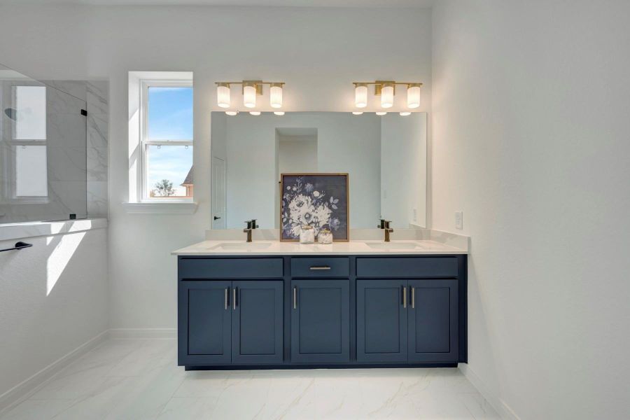 Furnished interior view inside a new home in The Grand Prairie 50’, Hockley (Image 14).