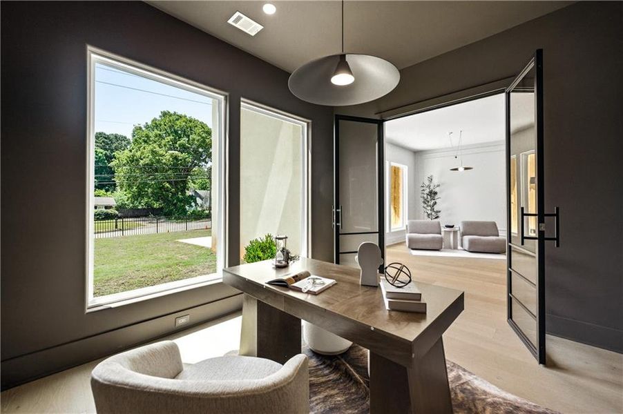 Furnished interior view inside a new home in , Lawrenceville (Image 7).