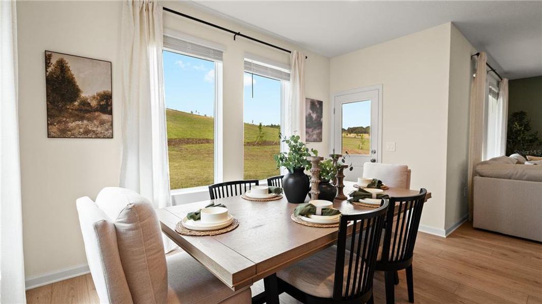 Furnished interior view inside a new home in Wellness Ridge, Clermont (Image 15).