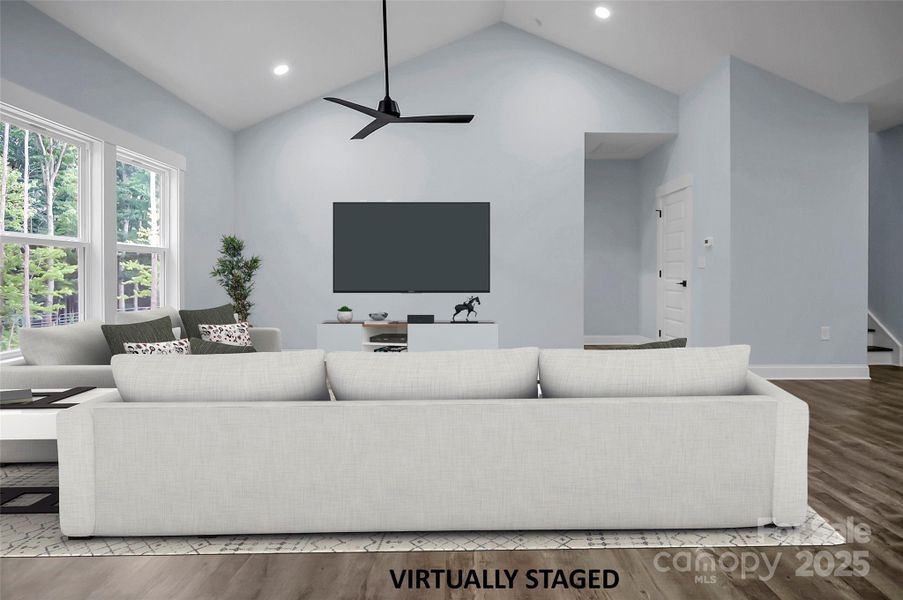 Furnished interior view inside a new home in , Iron Station (Image 16).