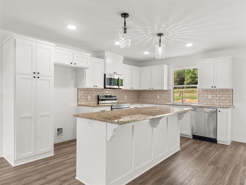 Furnished interior view inside a new home in , Gilmer (Image 3). Furnished interior view inside a new home in , Gilmer (Image 3).