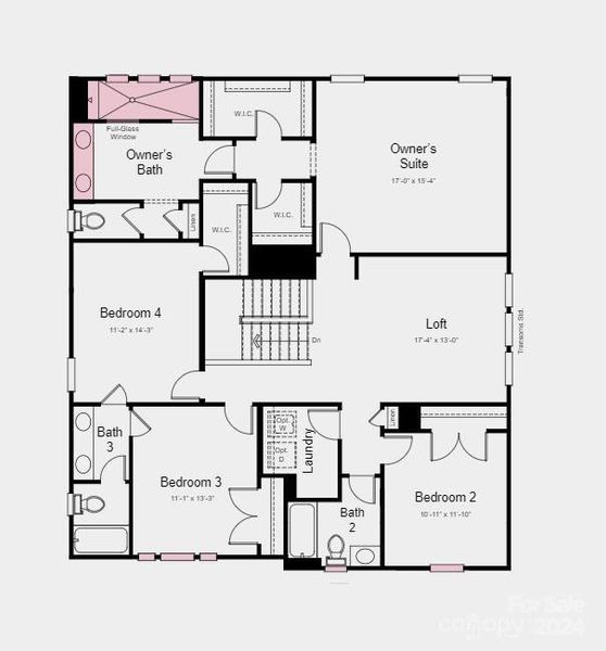 Floor Plan - Structural Option Added Include: Large walk-in closet to pwner's bathroom