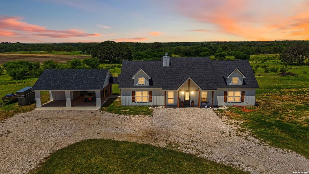 Front exterior of a new home in , Sabinal, TX, highlighting curb appeal (Image 22).