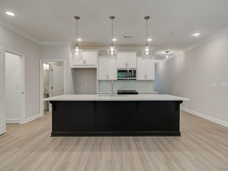 Furnished interior view inside a new home in Cherokee Township, Acworth (Image 9).
