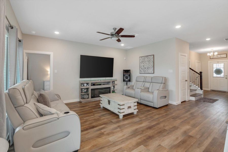 Furnished interior view inside a new home in Marvida, Cypress (Image 3).
