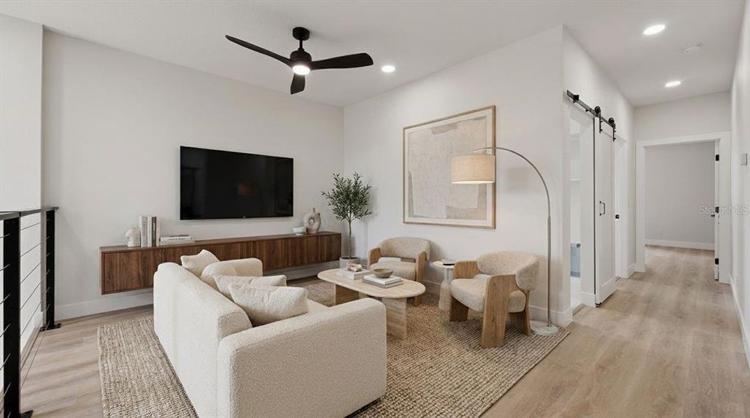 Furnished interior view inside a new home in , Tampa (Image 15).
