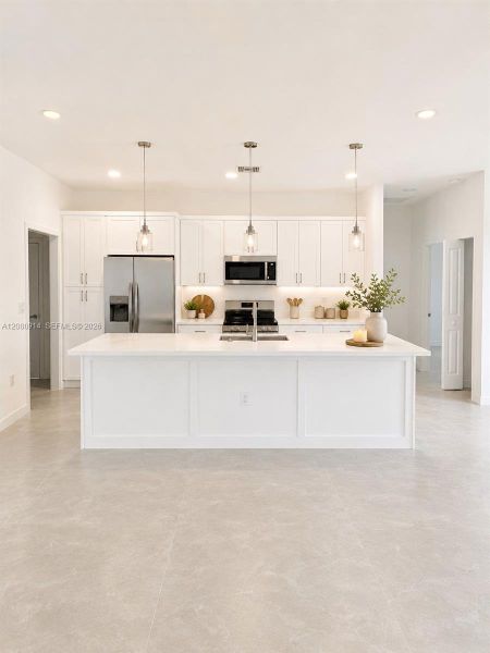 Furnished interior view inside a new home in , Lehigh Acres (Image 11).