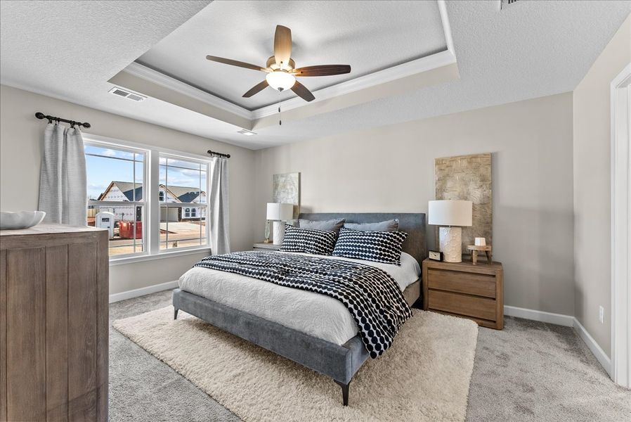 Representative furnished interior of a home built from the Sumter by Enchanted Homes in Lonesome Dove, San Antonio (Image 9).