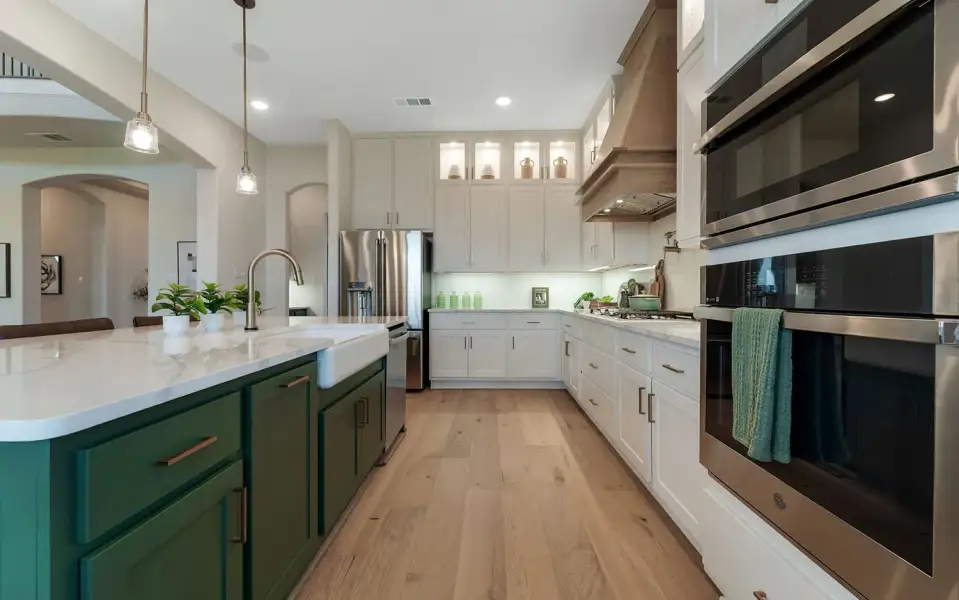 Representative furnished interior of a home built from the Laguna III by CastleRock Communities in Lakesong, Grand Prairie (Image 62).