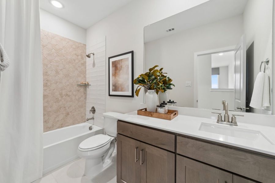 Representative furnished interior of a home built from the Broadway by Landon Homes in Fields - East Village, Frisco (Image 31). Representative furnished interior of a home built from the Broadway by Landon Homes in Fields - East Village, Frisco (Image 31).