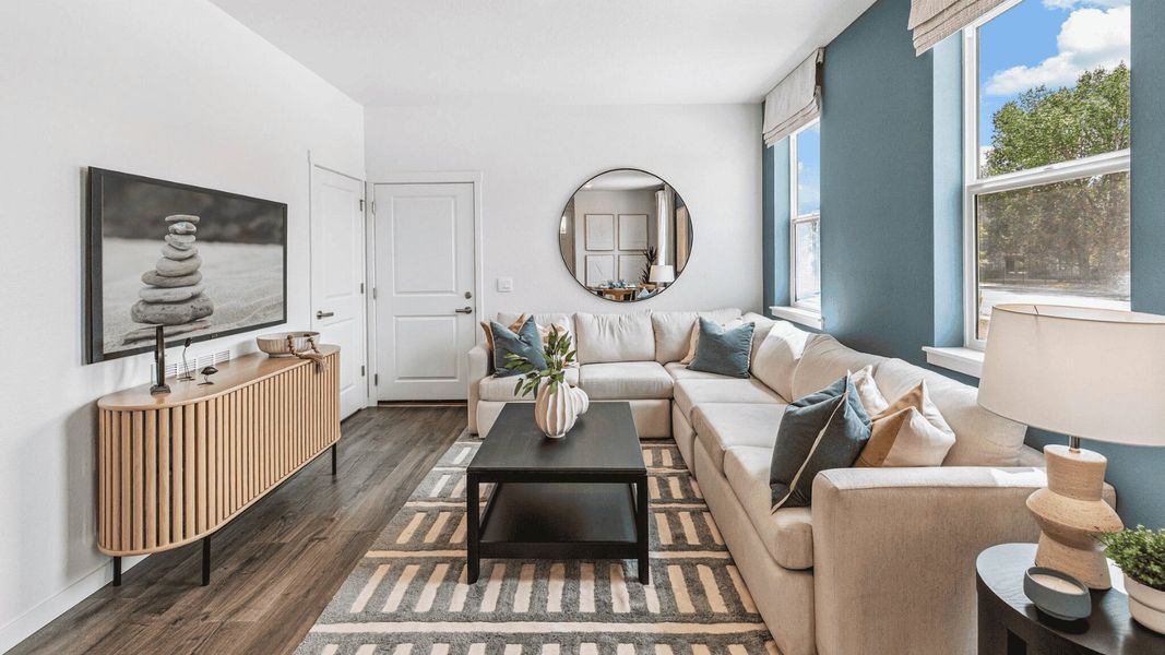 Furnished interior view inside a new home in Arcadia, Denver (Image 7).