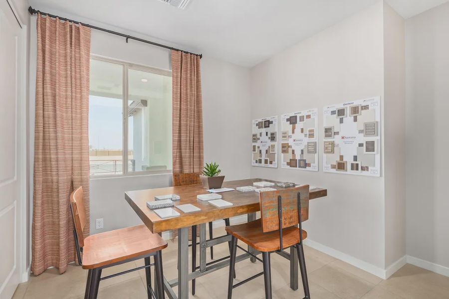 Representative furnished interior of a home built from the 1257 by Elliott Homes in Camilo at Santana, Yuma (Image 18).