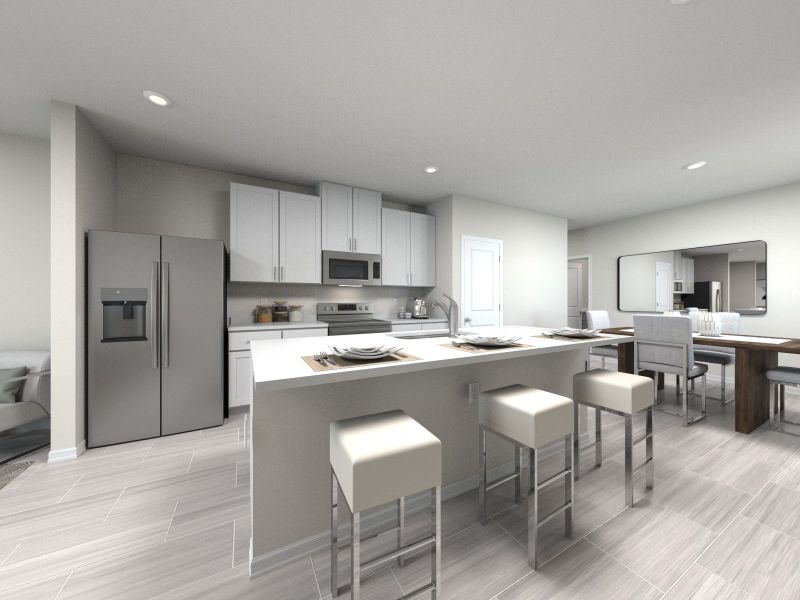 Furnished interior view inside a new home in Coasterra - Premier Series, Palmetto (Image 5).