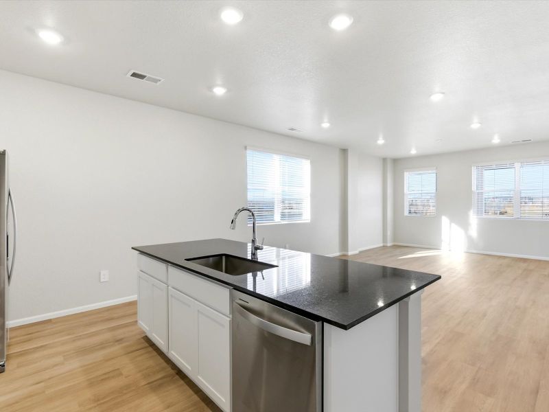 Furnished interior view inside a new home in Poudre Heights: The Meadow Collection, Windsor (Image 4).