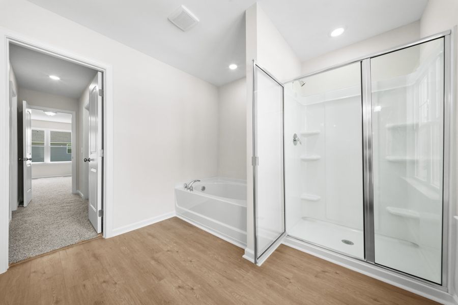 Furnished interior view inside a new home in Belair East, Statesboro (Image 11).