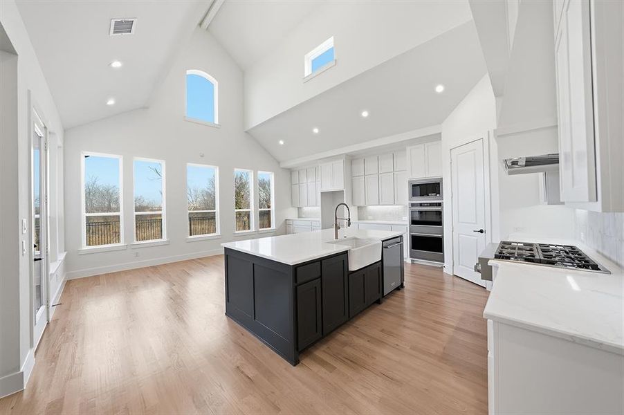 Furnished interior view inside a new home in Light Farms Graham/Reagan, Celina (Image 7).
