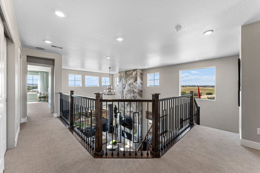 Representative furnished interior of a home built from the Windsor by Taylor Morrison in Macanta City Collection, Castle Rock (Image 30).