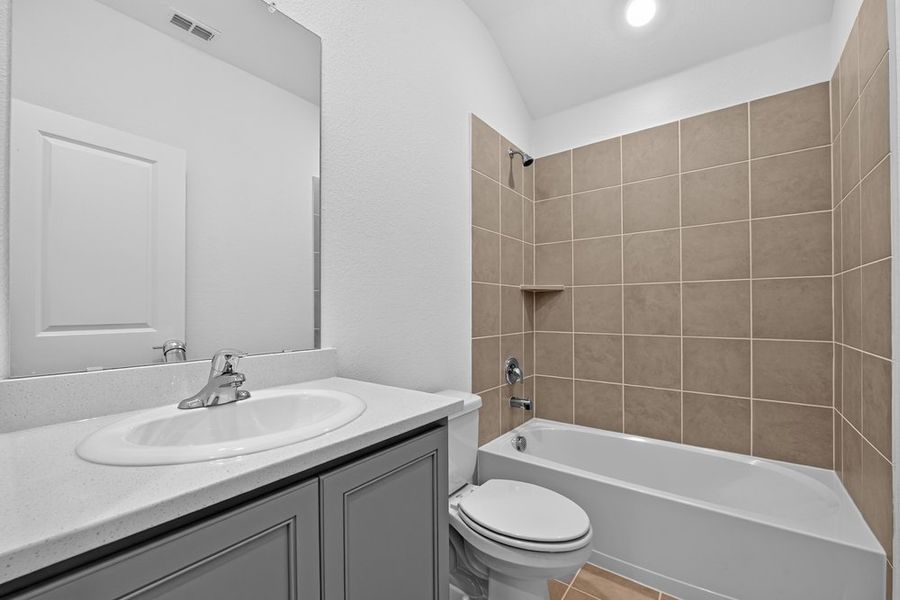 Furnished interior view inside a new home in Parks at Foster Crossing, Anna (Image 13).