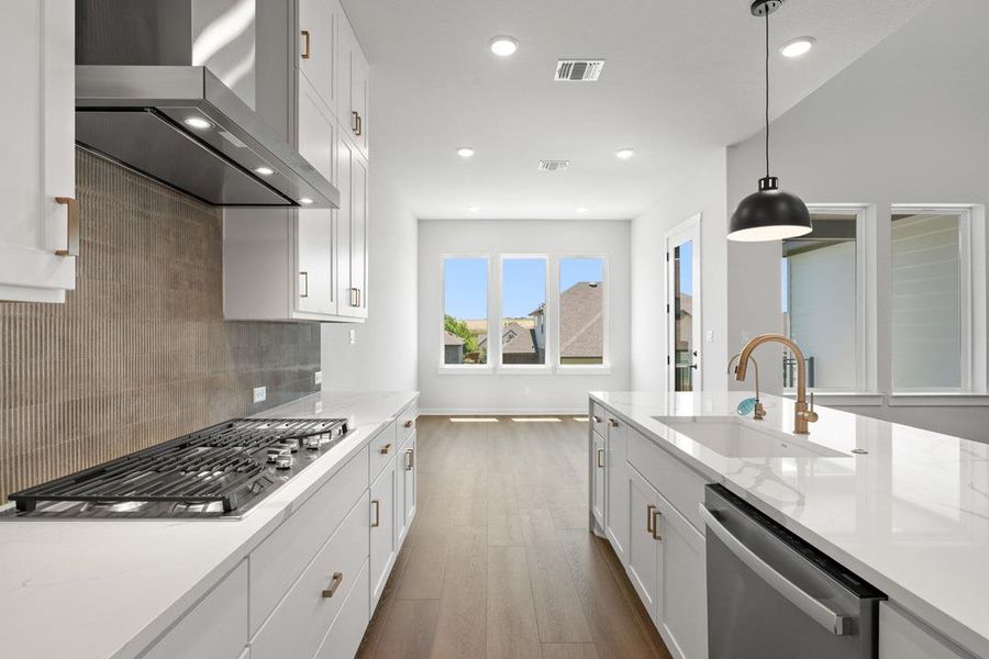 Furnished interior view inside a new home in Lariat, Liberty Hill (Image 6).