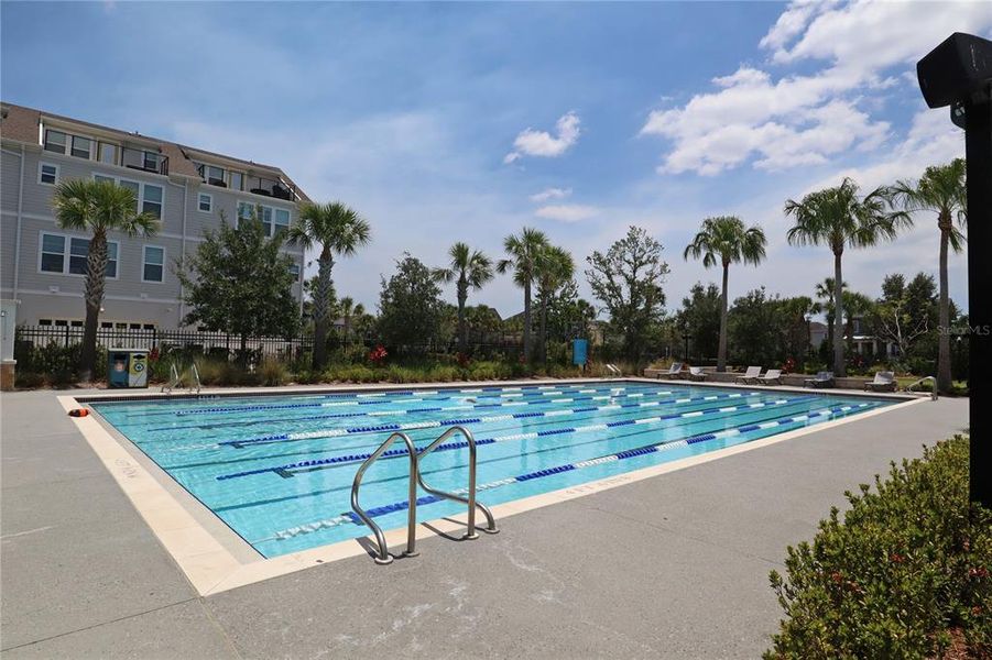 community second pool - area for lap swimming