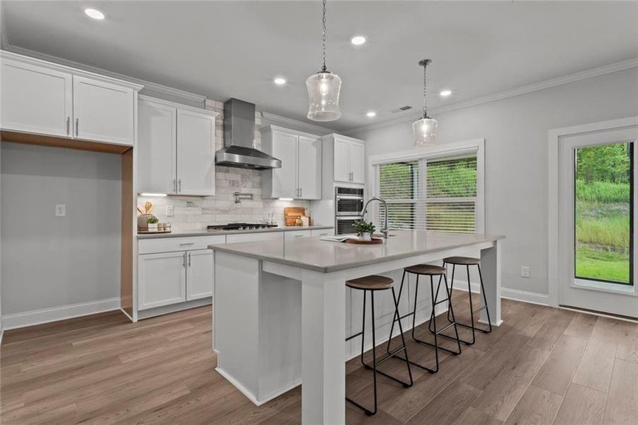 Furnished interior view inside a new home in , Dallas (Image 16).