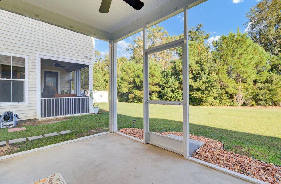 Exterior details and patio area of a home in , Goose Creek (Image 3).