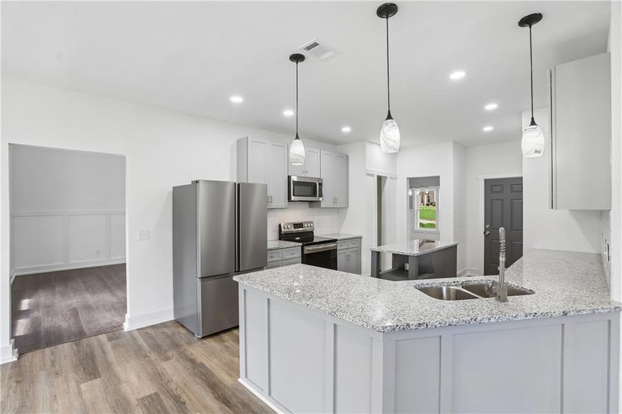Furnished interior view inside a new home in , Covington (Image 8).