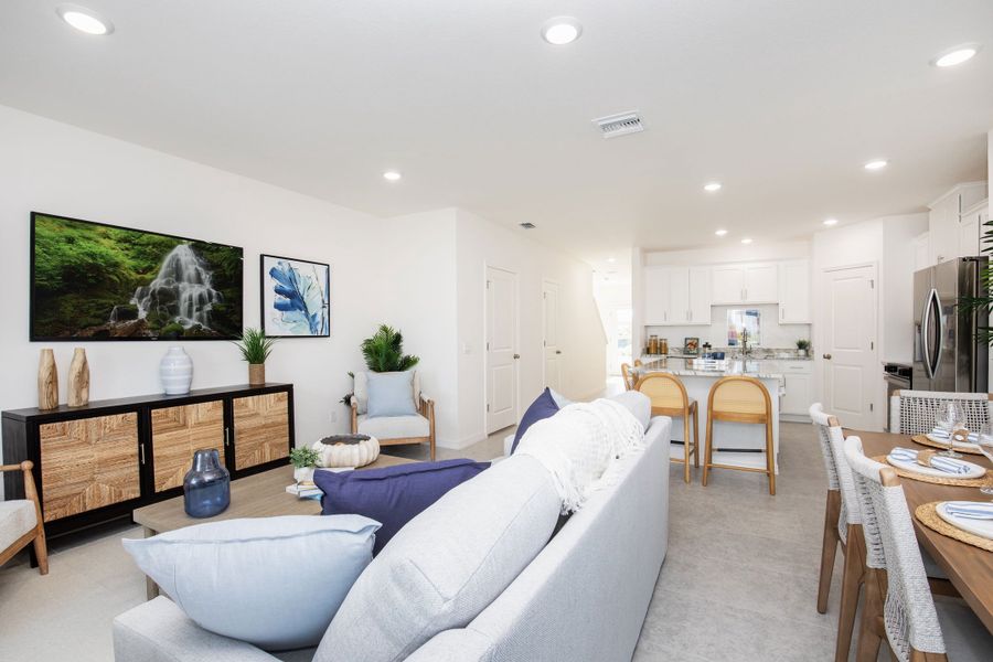 Representative furnished interior of a home built from the St Lucia by Maronda Homes in Orchid Cove, Bokeelia (Image 19).