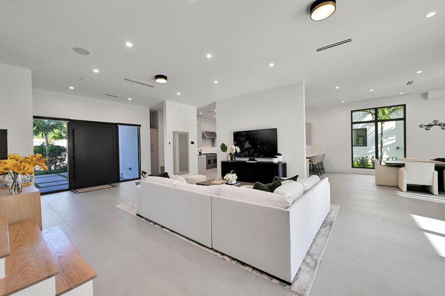 Furnished interior view inside a new home in , Delray Beach (Image 16).