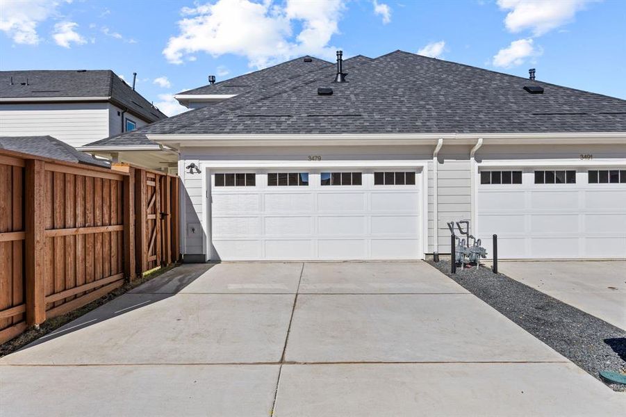 Exterior details and patio area of a home in Fields, Frisco (Image 3).