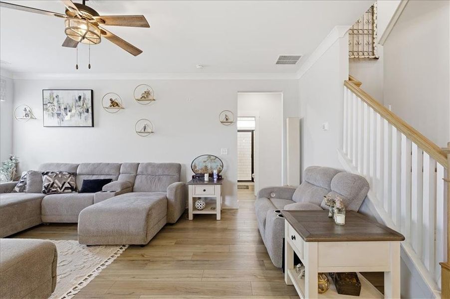 Furnished interior view inside a new home in , Hoschton (Image 11).