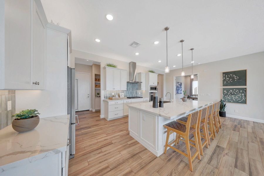 Representative furnished interior of a home built from the Crimson by Mattamy Homes in Miravida, Surprise (Image 19).