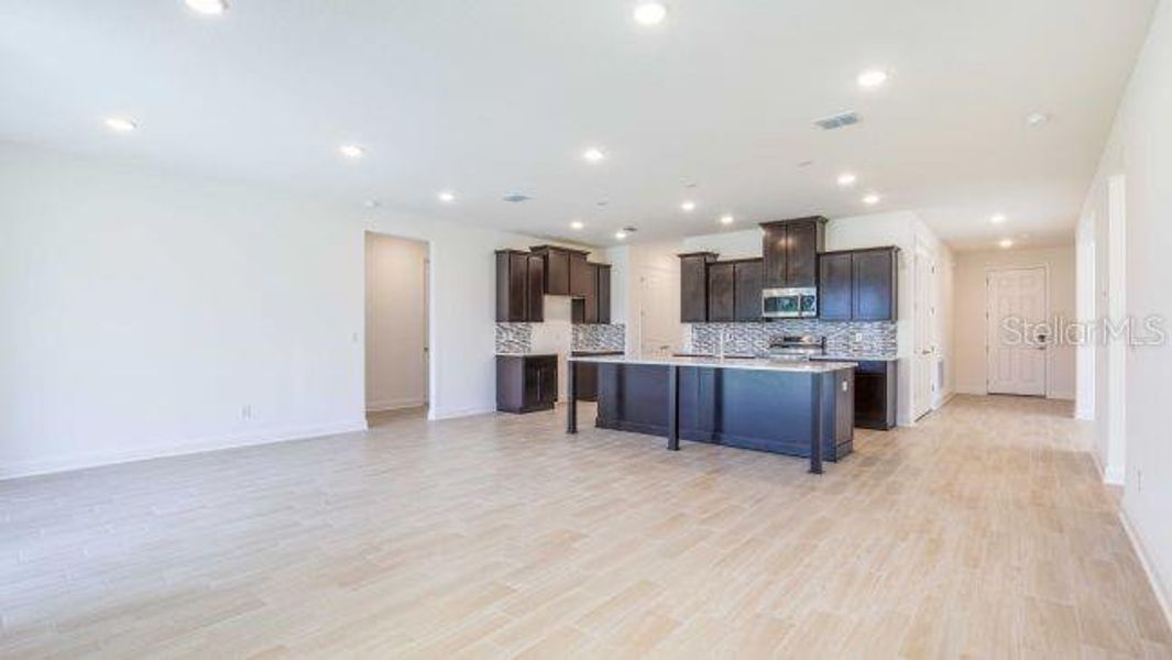 Model home - actual features may vary.