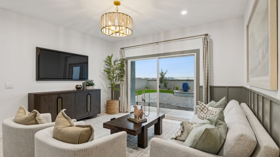 Furnished interior view inside a new home in Elena Trails, Maricopa (Image 12).