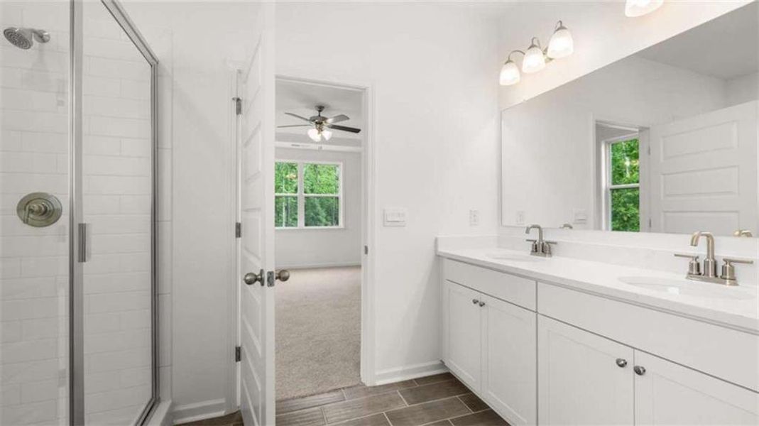 Furnished interior view inside a new home in Water Oak Estates, Lawrenceville (Image 6). Furnished interior view inside a new home in Water Oak Estates, Lawrenceville (Image 6).