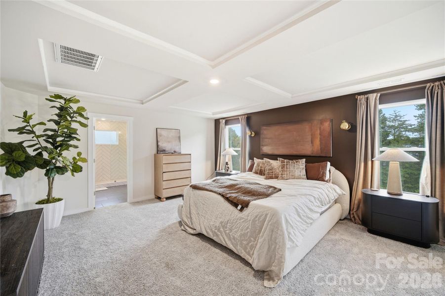 Furnished interior view inside a new home in , Charlotte (Image 22).