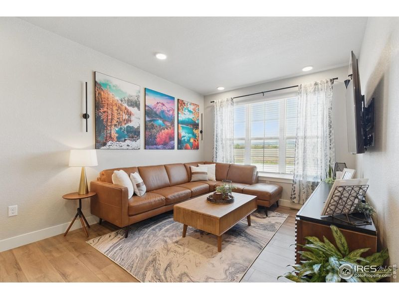 Furnished interior view inside a new home in , Loveland (Image 11). Furnished interior view inside a new home in , Loveland (Image 11).