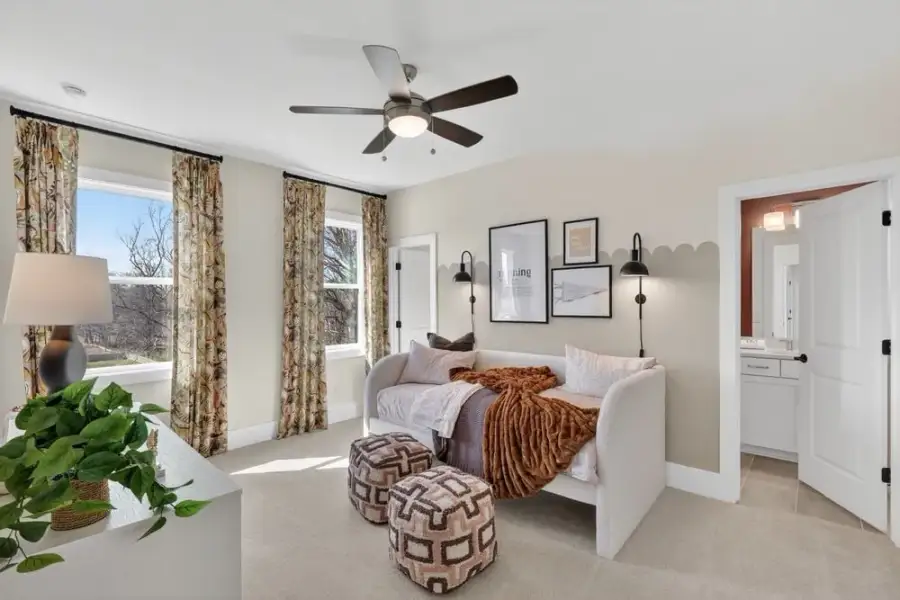 Furnished interior view inside a new home in Wayt Farm, Cumming (Image 21).