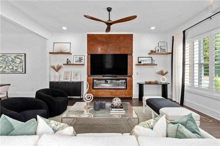 Furnished interior view inside a new home in , Stockbridge (Image 13).