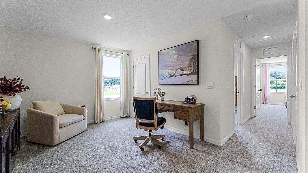 Furnished interior view inside a new home in Windrose, Apopka (Image 16).